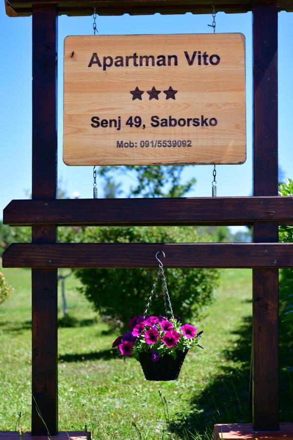 Apartman Vito Saborsko エクステリア 写真